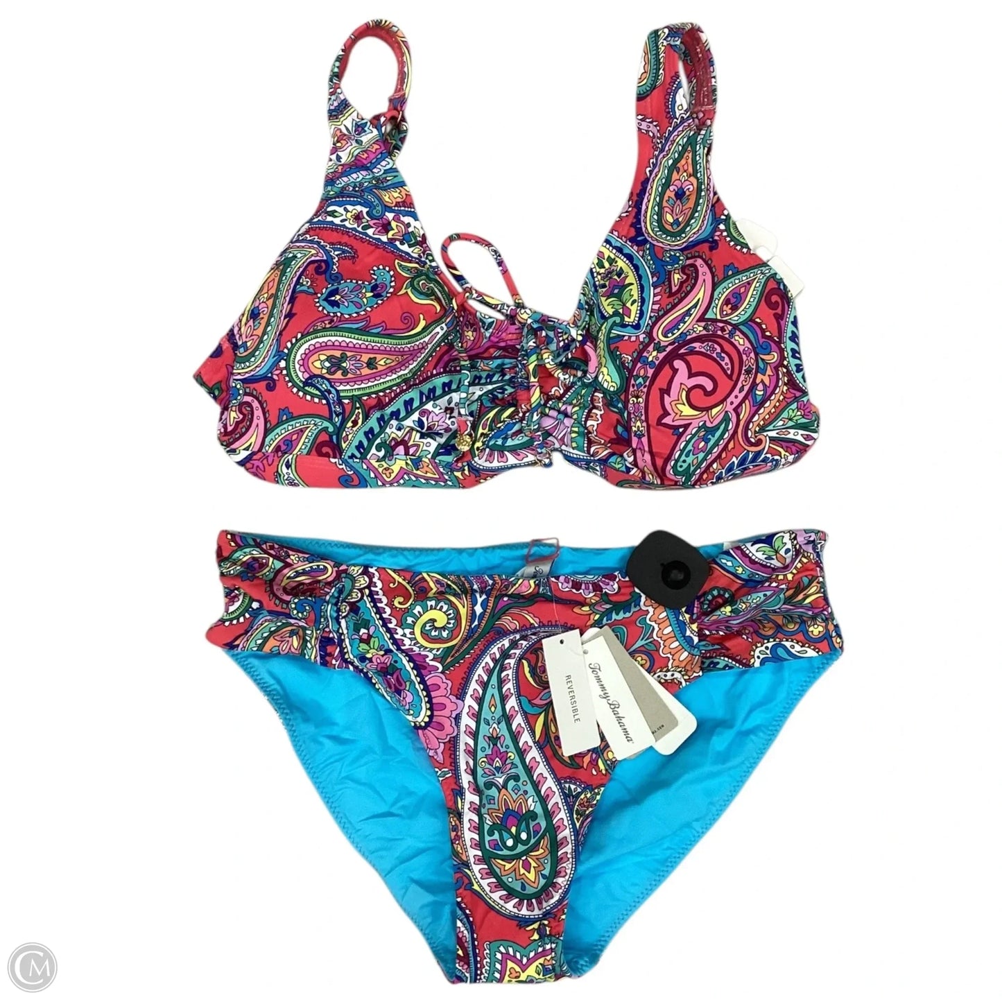 Swimsuit 2pc By Tommy Bahama In Paisley Print, Size: Xl