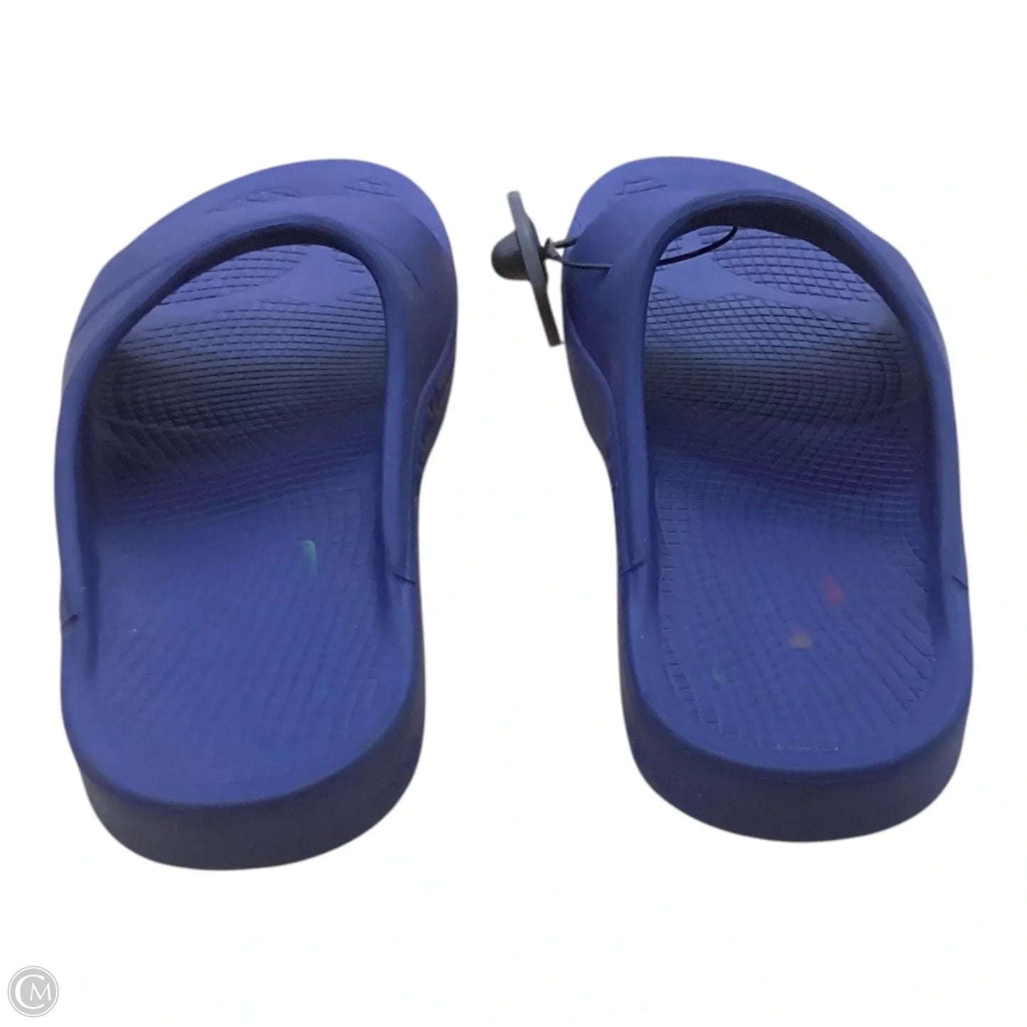 Sandals Flip Flops By Oofos In Blue, Size: 12