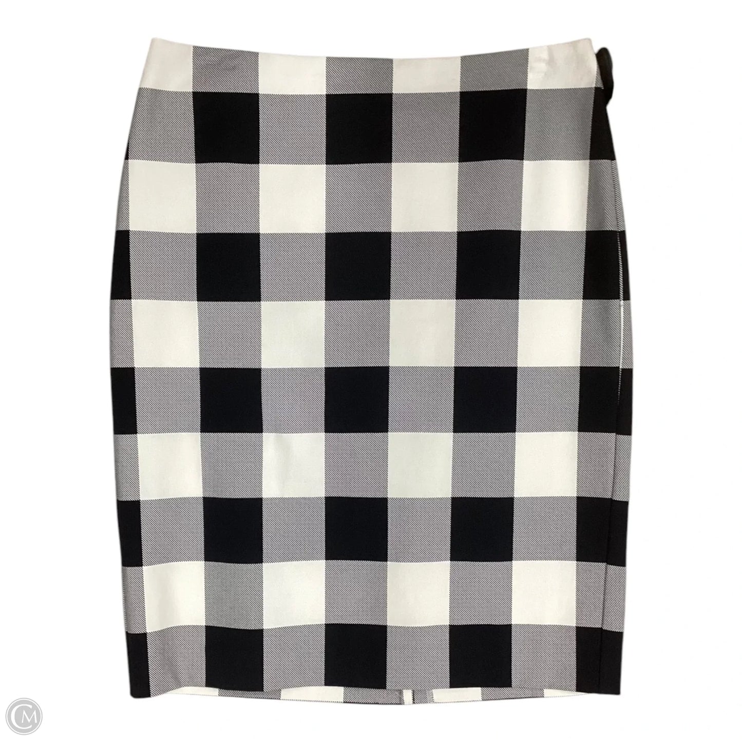 Skirt Midi By Talbots In Black & Cream, Size: 6