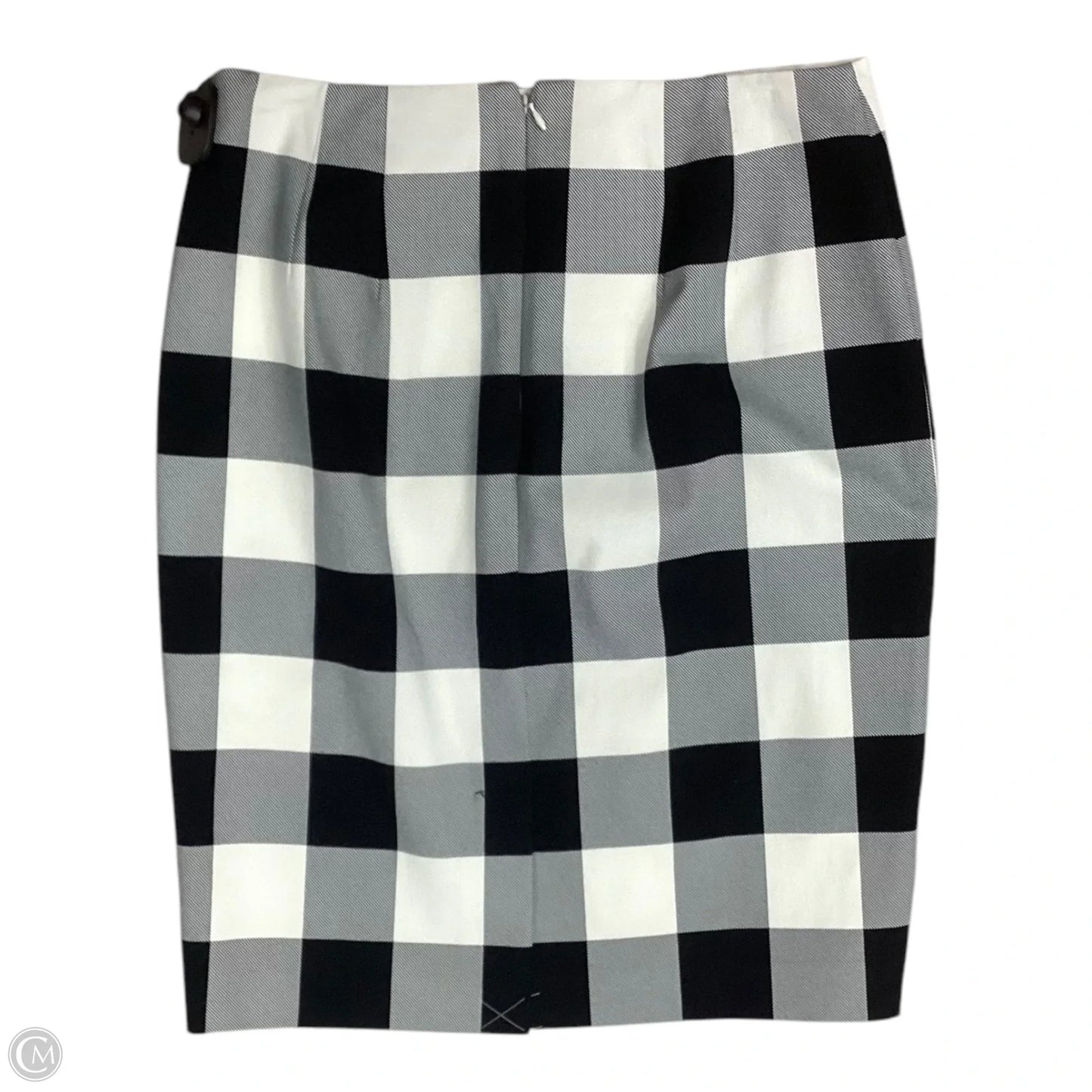 Skirt Midi By Talbots In Black & Cream, Size: 6