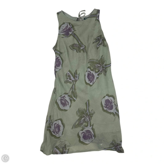 Dress Casual Midi By Wild Fable In Green & Purple, Size: Xs