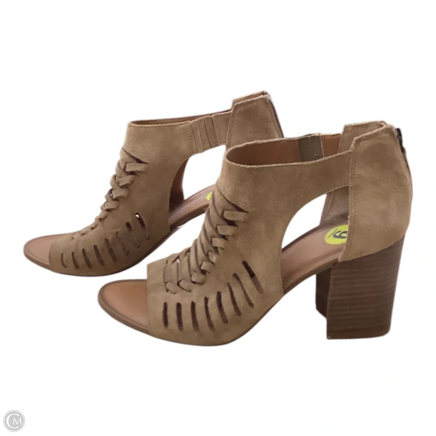 Shoes Heels Block By Franco Sarto In Brown, Size: 9