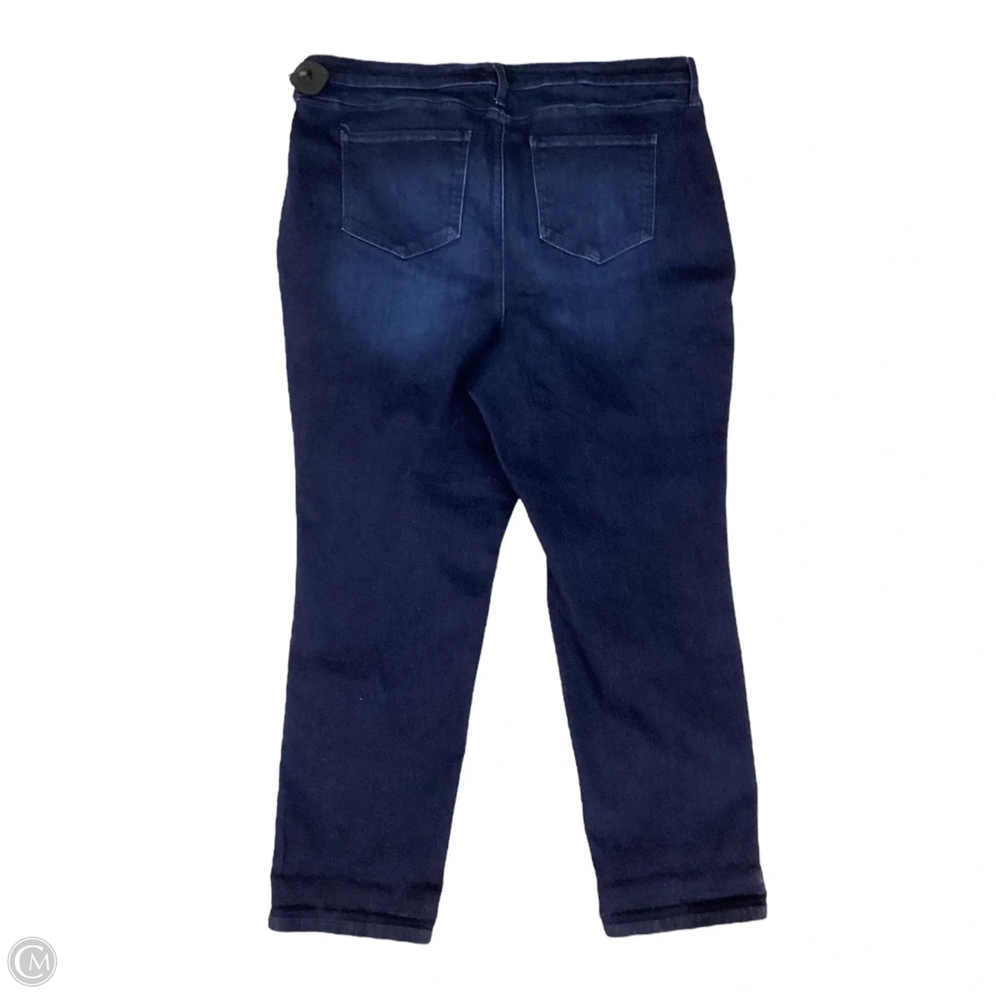 Jeans Straight By Not Your Daughters Jeans In Blue Denim, Size: 16