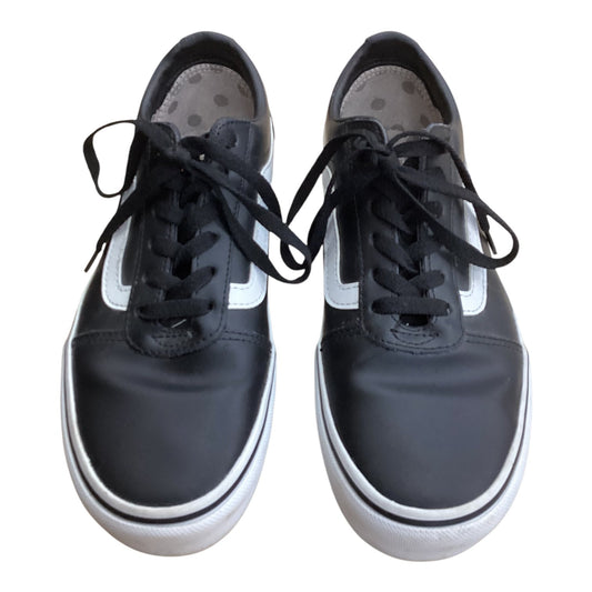 Shoes Sneakers By Vans In Black & White, Size: 8.5