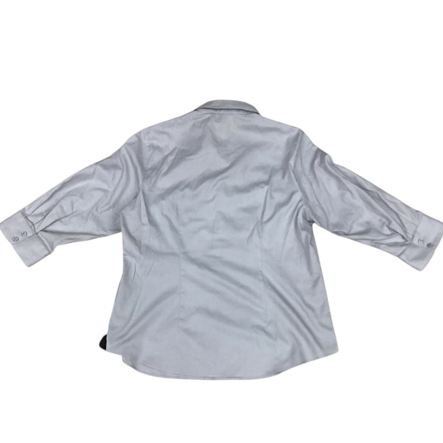 Top Long Sleeve By Coldwater Creek In Grey, Size: Xl