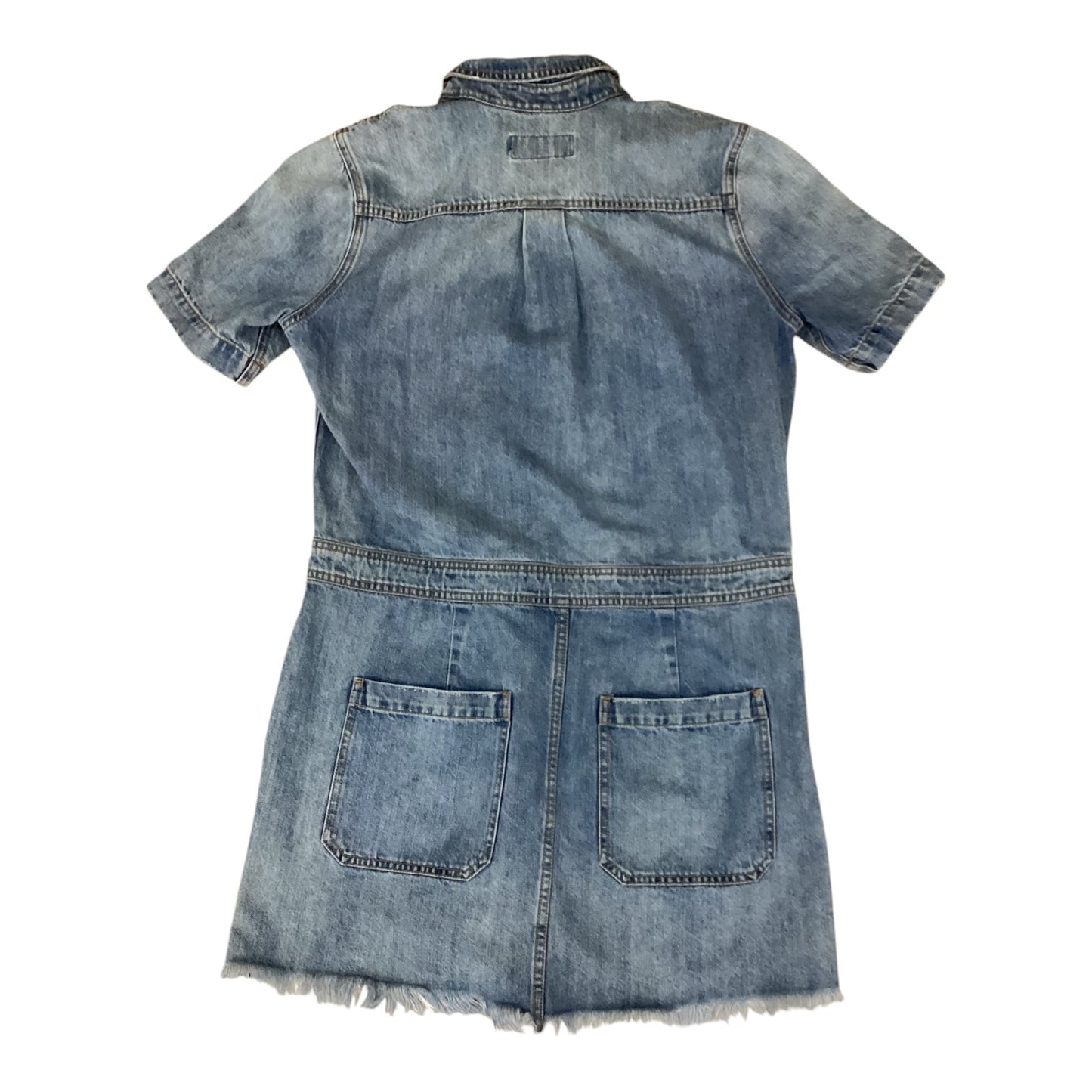 Dress Casual Short By Lucky Brand In Blue Denim, Size: M