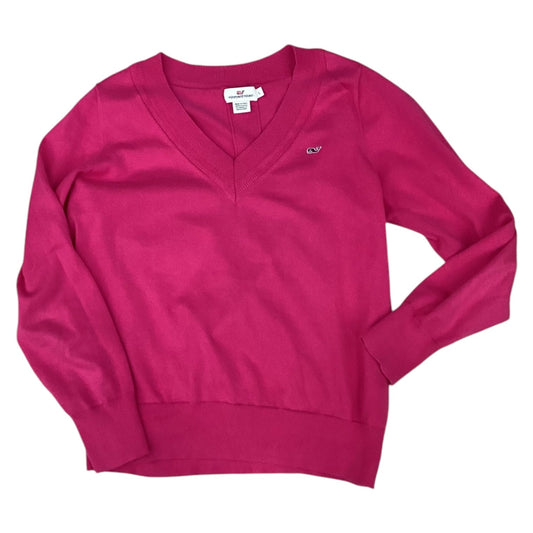 Sweater By Vineyard Vines In Pink, Size: L