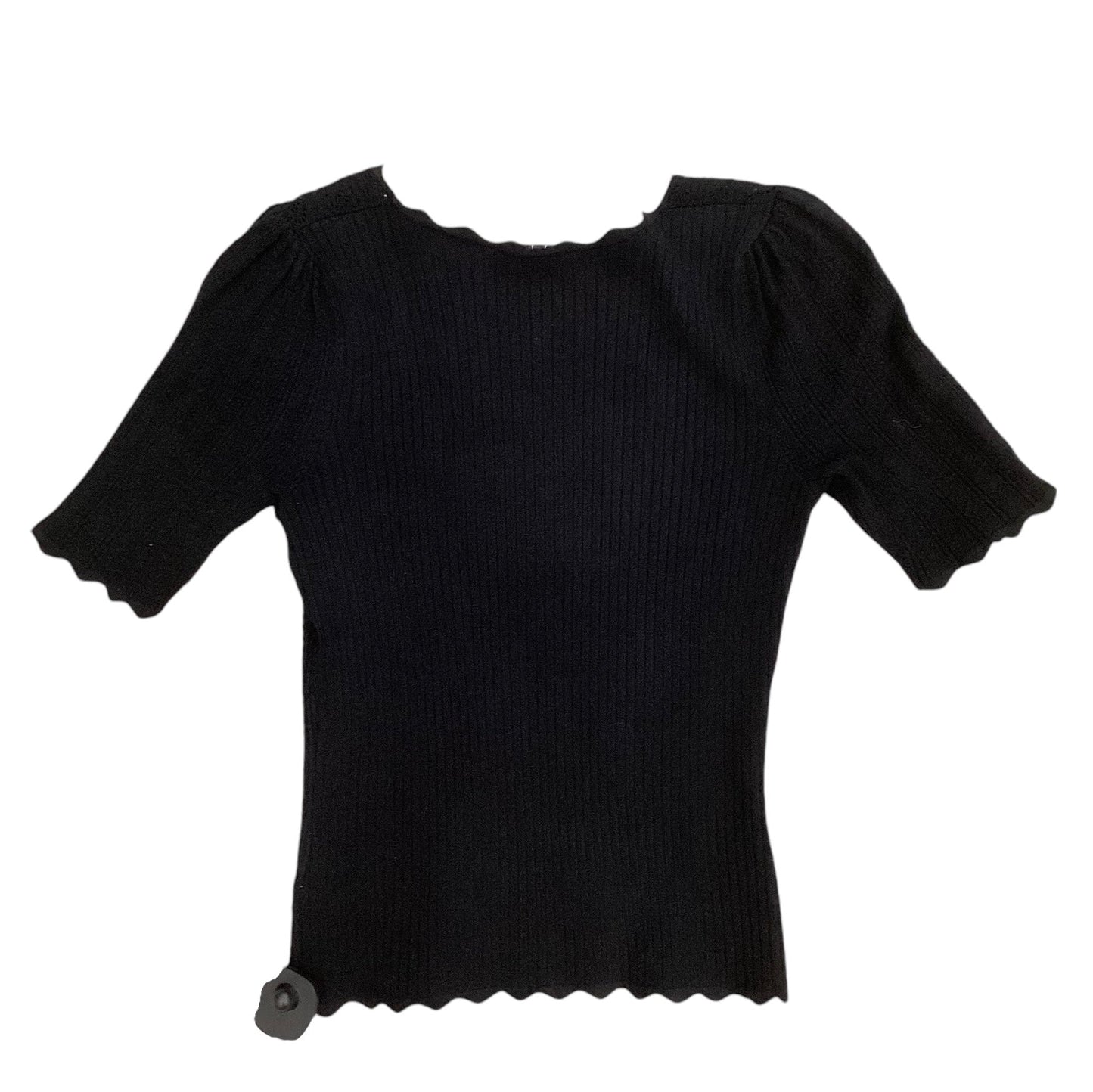 Top Short Sleeve By Ophelia Roe In Black, Size: S