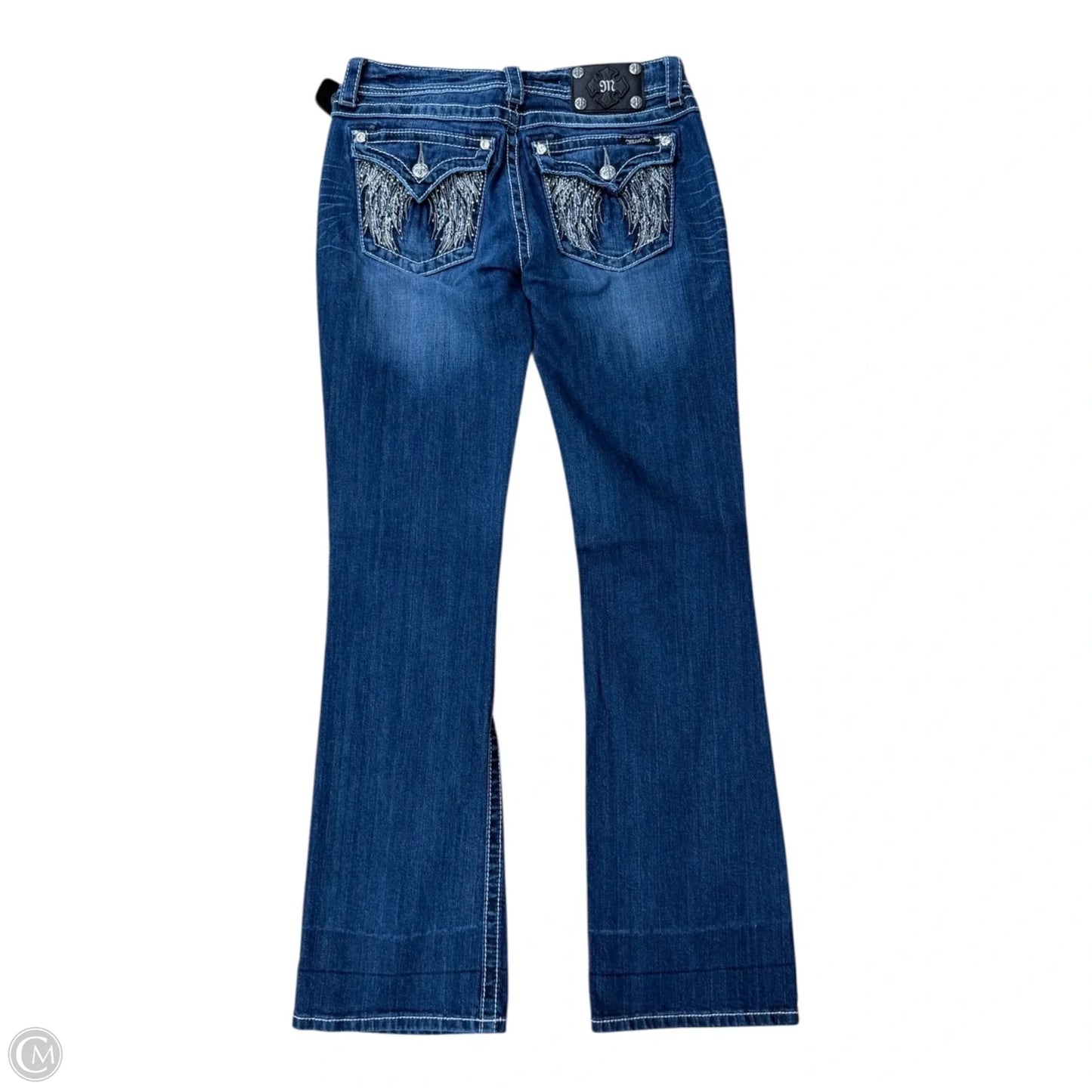 Jeans Boot Cut By Miss Me In Blue Denim, Size: 8