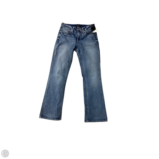 Jeans Boot Cut By Silver In Blue Denim, Size: 10