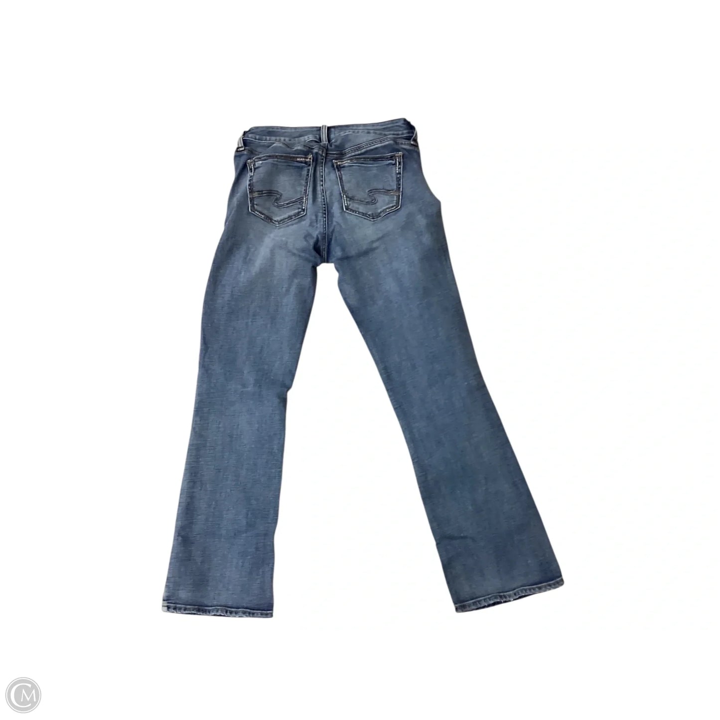 Jeans Boot Cut By Silver In Blue Denim, Size: 10