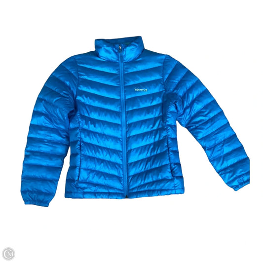 Coat Puffer & Quilted By Marmot In Blue, Size: S