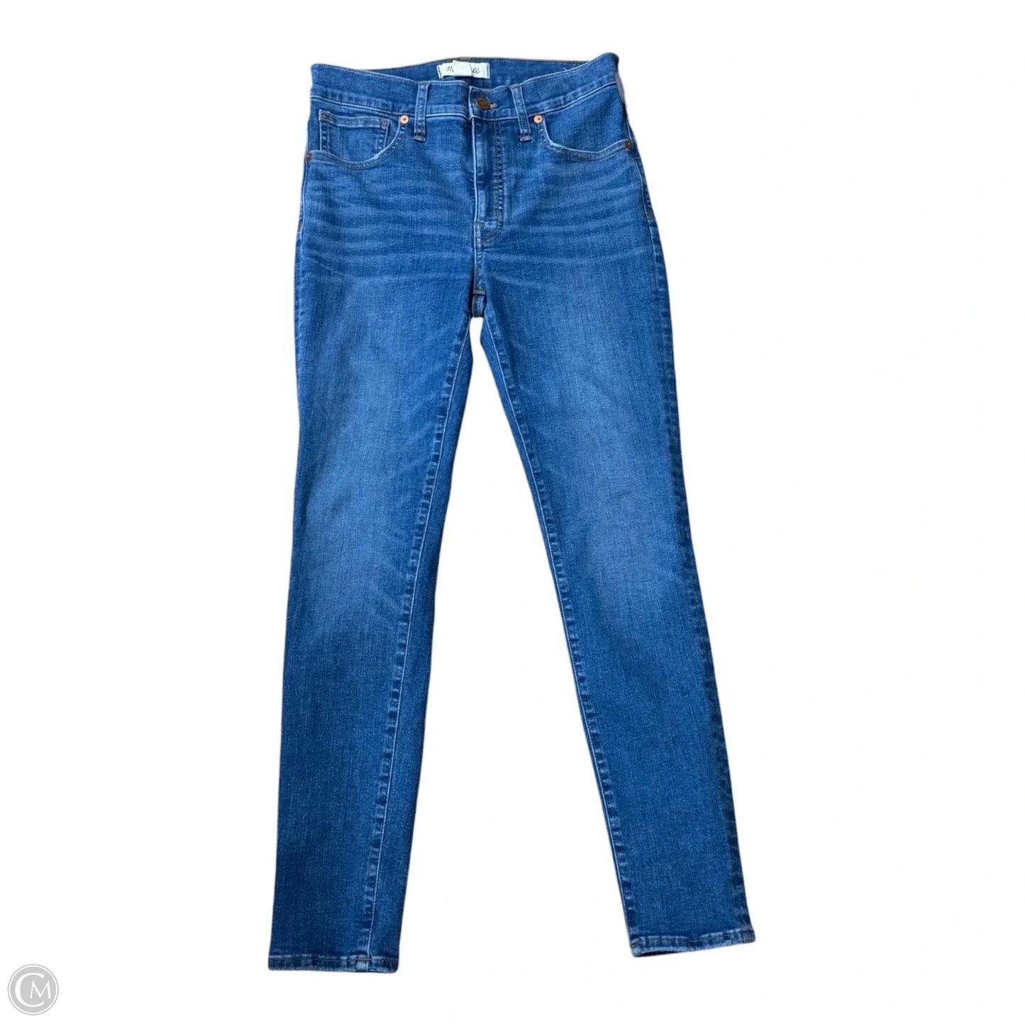 Jeans Skinny By Madewell In Blue Denim, Size: 4