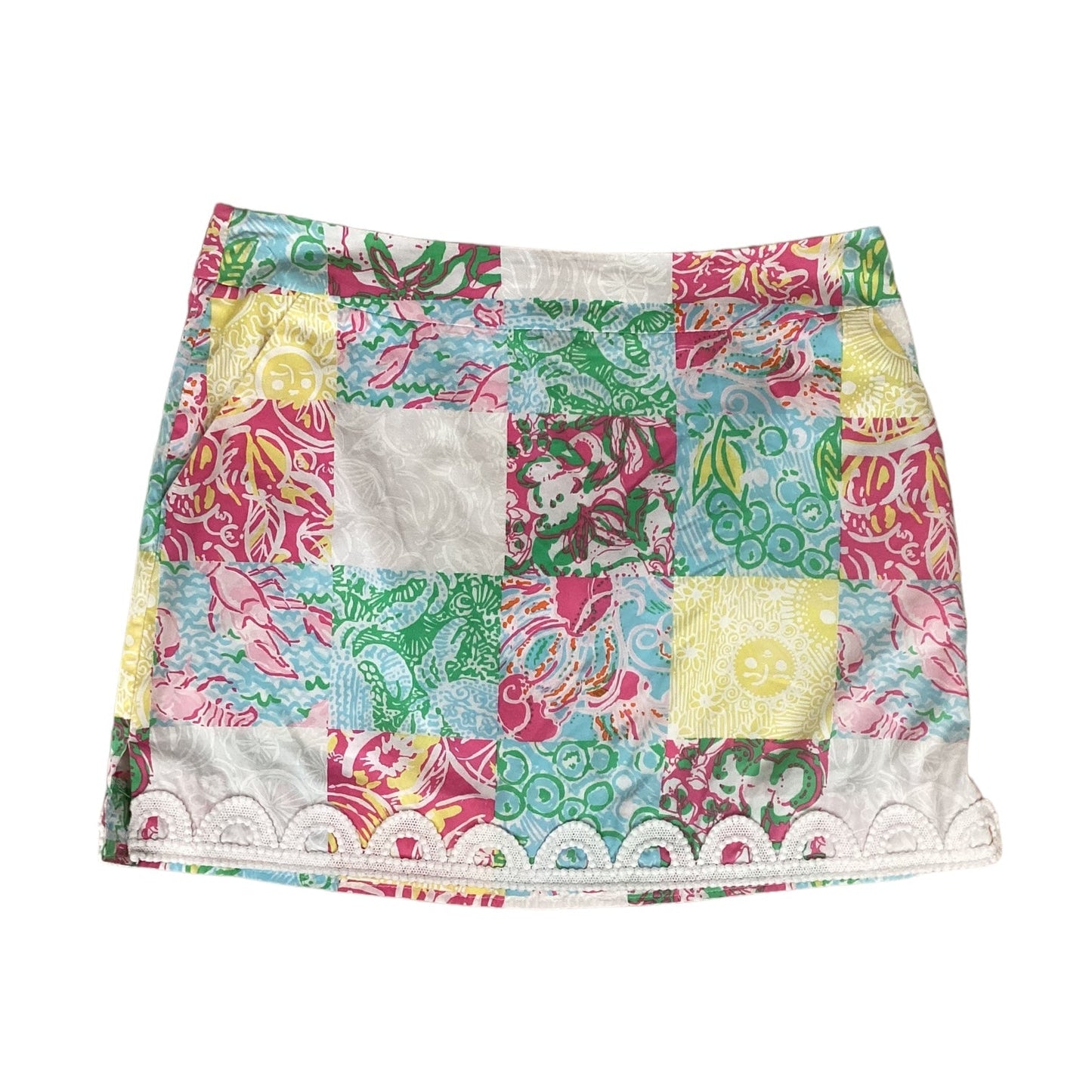 Multi-colored Skort Designer Lilly Pulitzer, Size 6