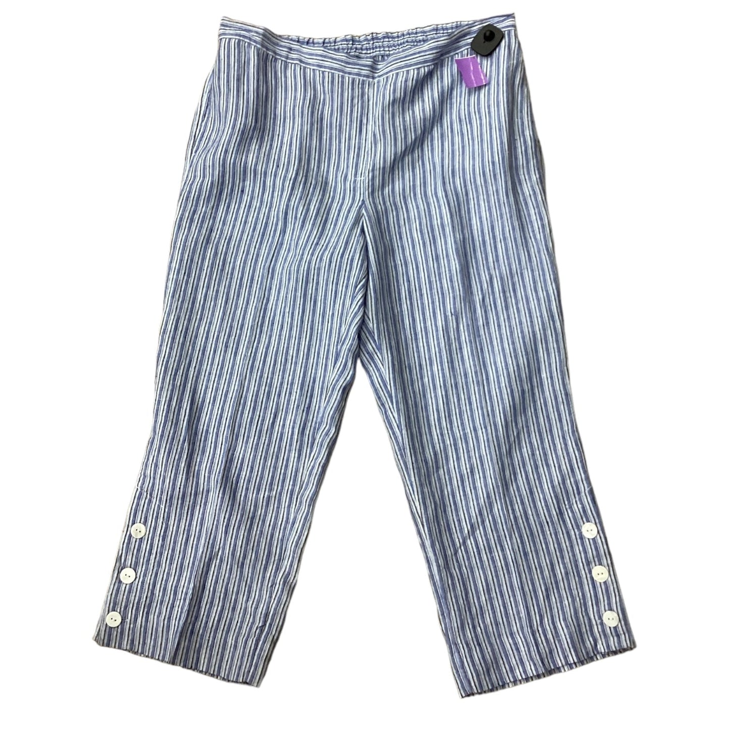 Blue Pants Linen Chicos, Size 3