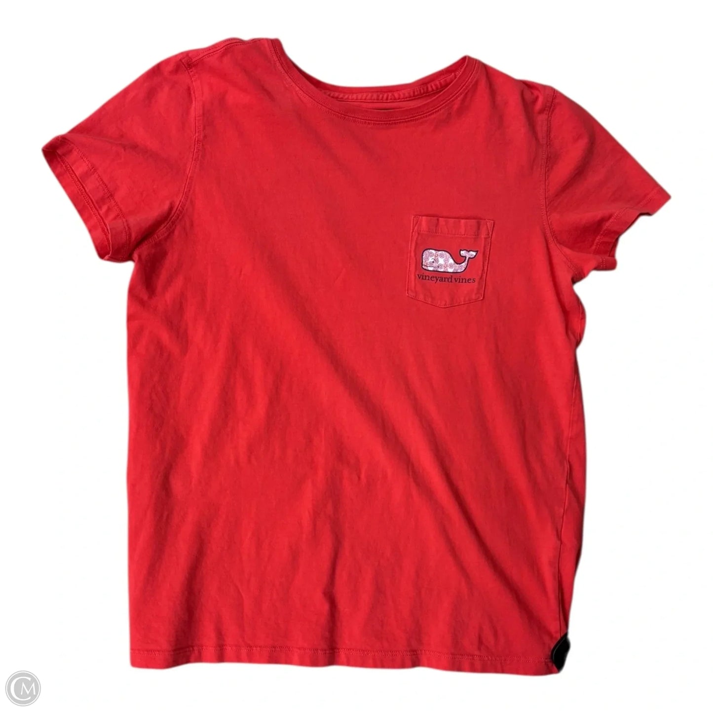 Top Short Sleeve By Vineyard Vines In Coral, Size: S