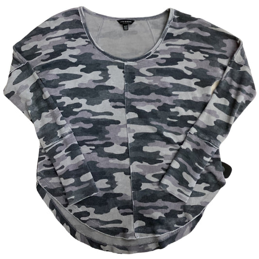 Top Long Sleeve By Lucky Brand In Camouflage Print, Size: Xs