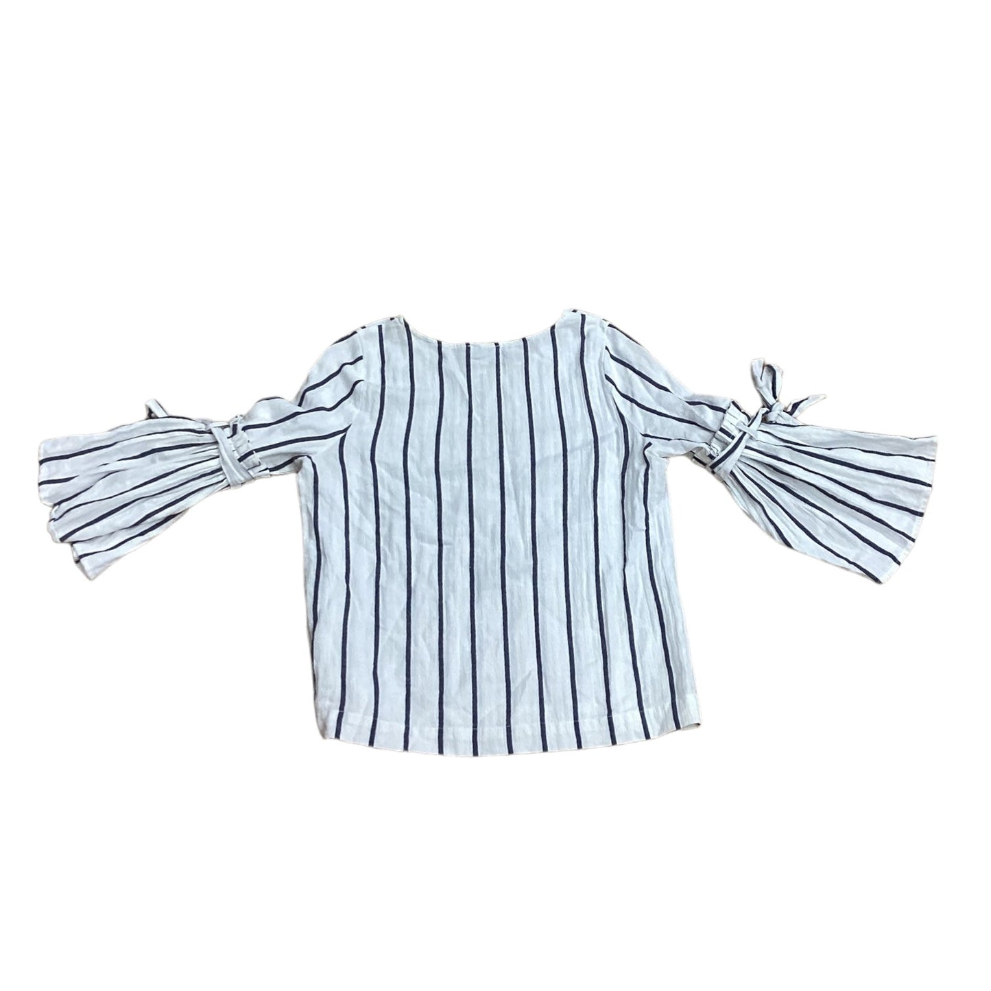 Striped Pattern Top Long Sleeve Designer Lucky Brand, Size L