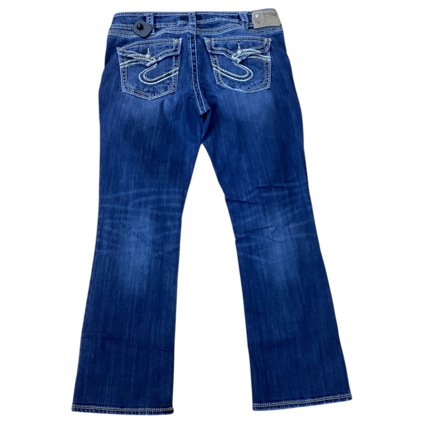 Jeans Designer By Silver In Blue Denim, Size: 14