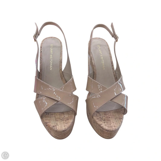 Shoes Designer By Stuart Weitzman In Tan, Size: 12