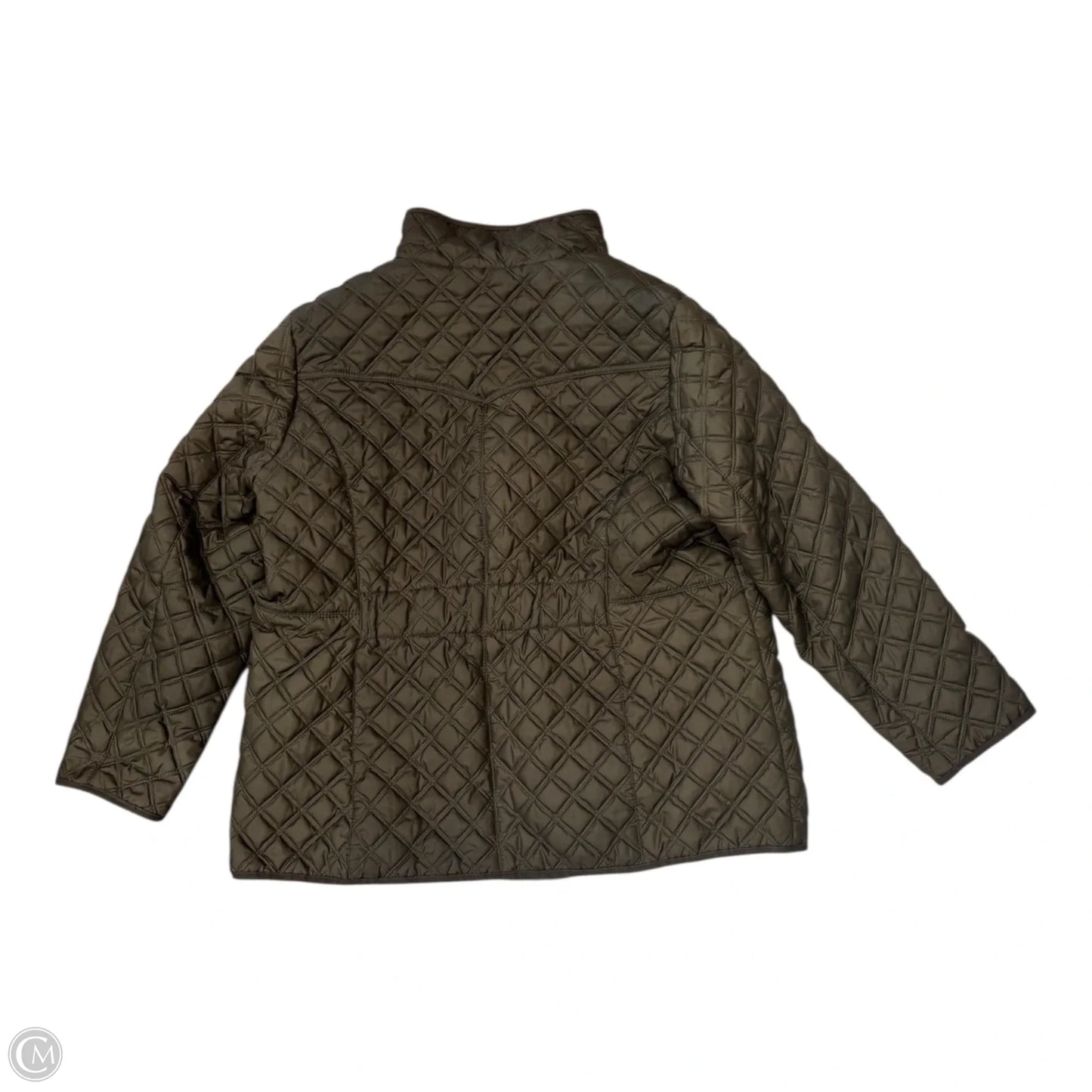 Jacket Puffer & Quilted By Lucky Brand In Green, Size: 2x