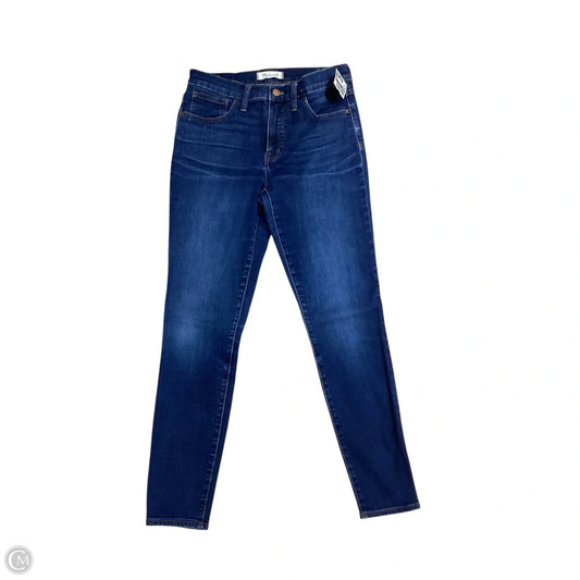 Jeans Skinny By Madewell In Blue Denim, Size: 6