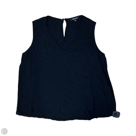 Top Sleeveless By Madewell In Black, Size: M
