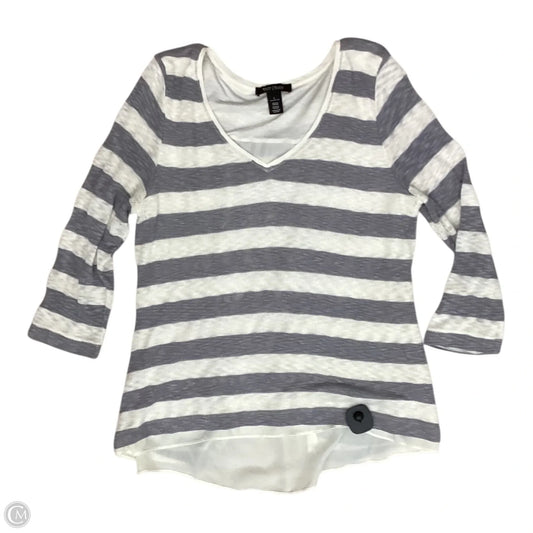 Sweater By White House Black Market In Striped Pattern, Size: L