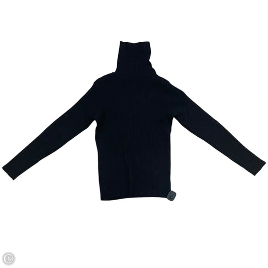 Top Long Sleeve Designer By Halston In Black, Size: M