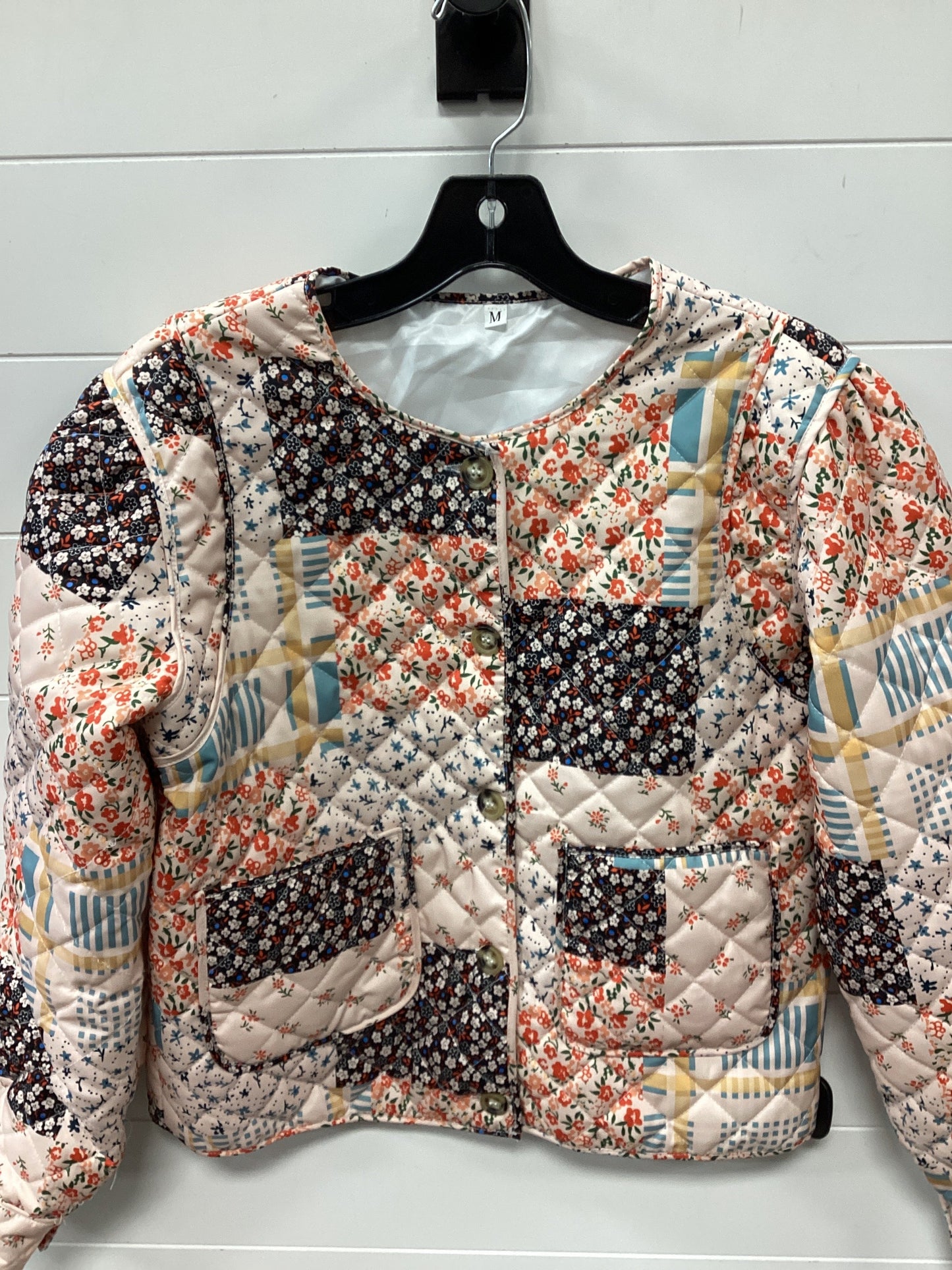 Jacket Puffer & Quilted By Cmc In Pink, Size:M