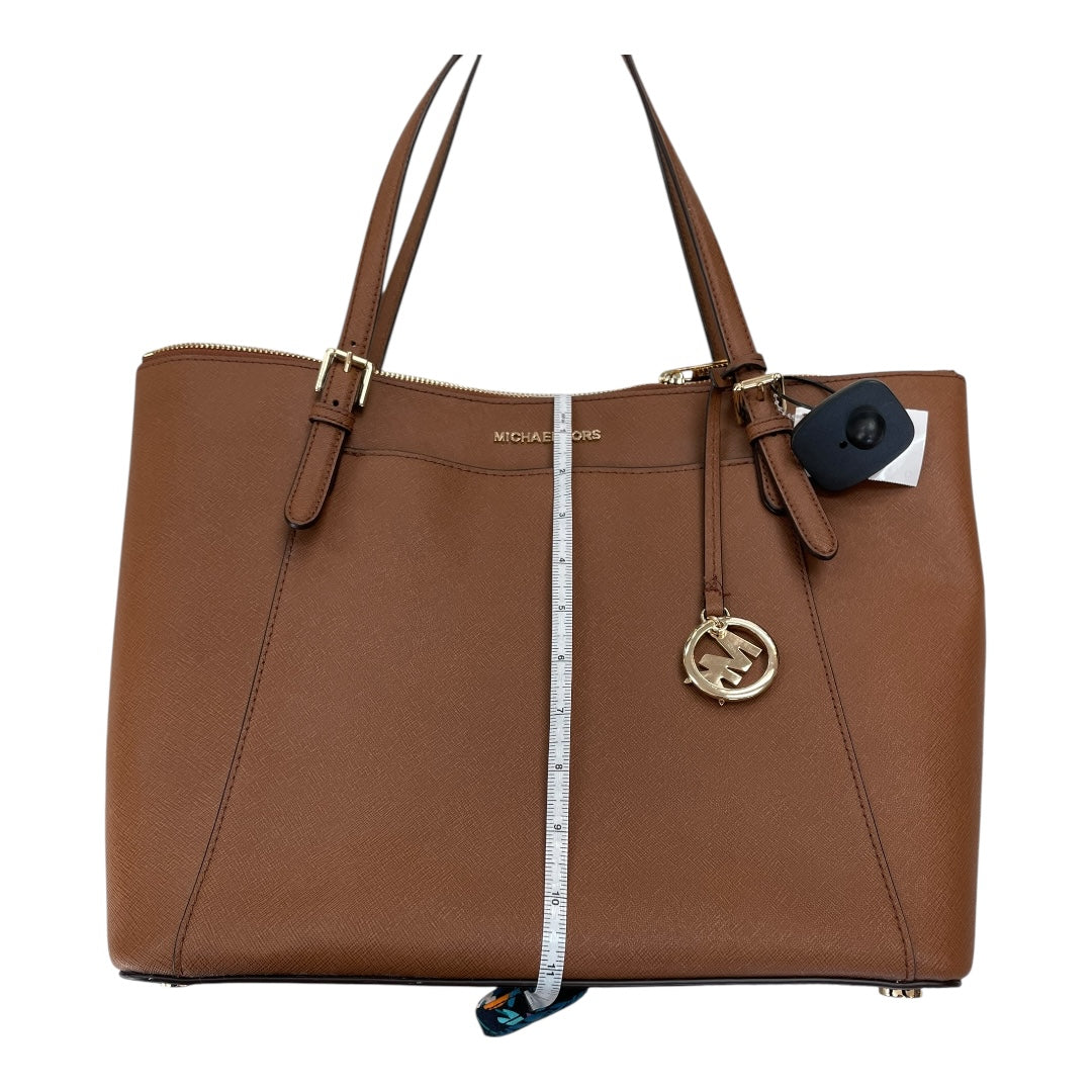 Handbag Designer By Michael Kors In Brown, Size:Large