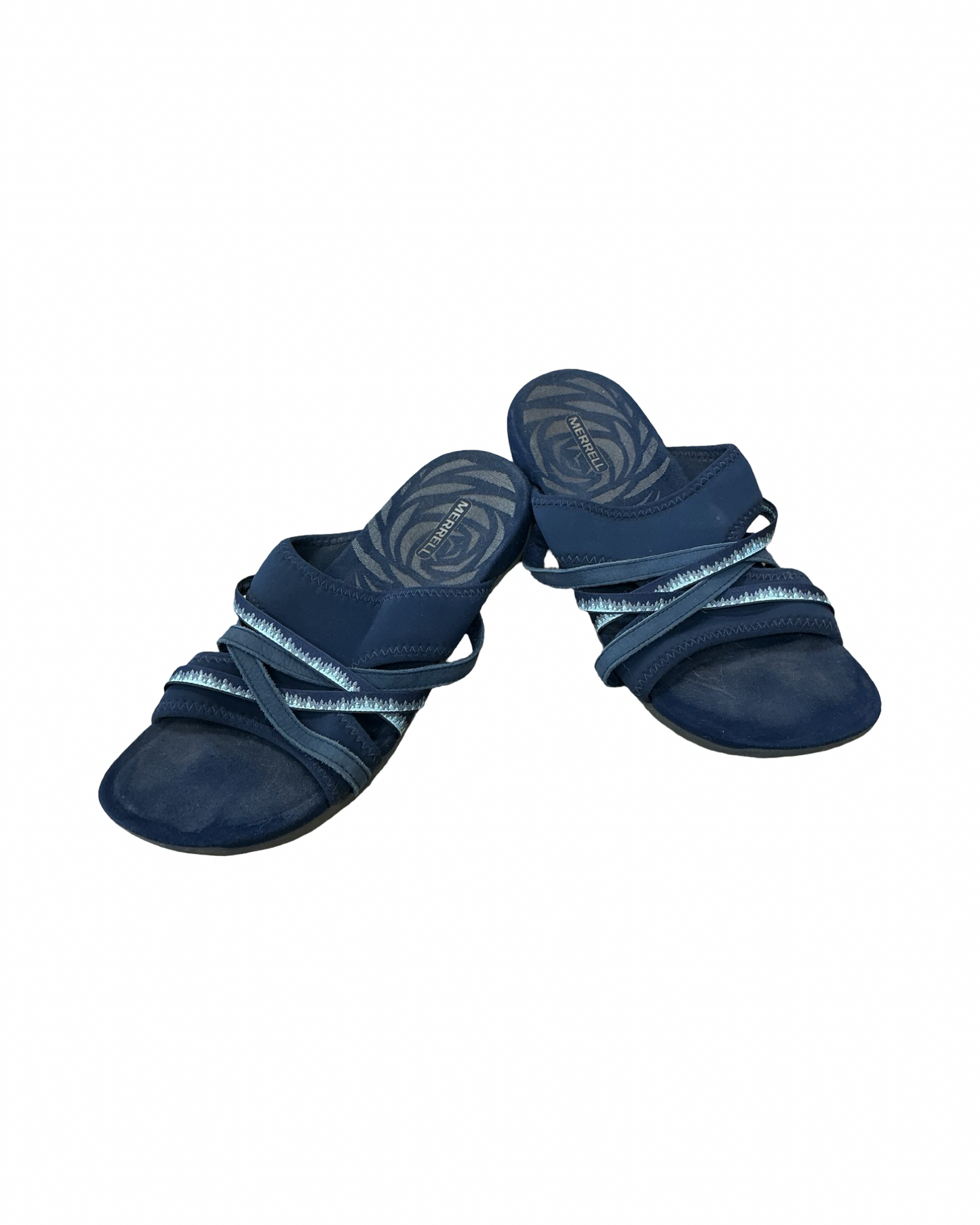 Sandals Flats By Merrell In Blue, Size:10