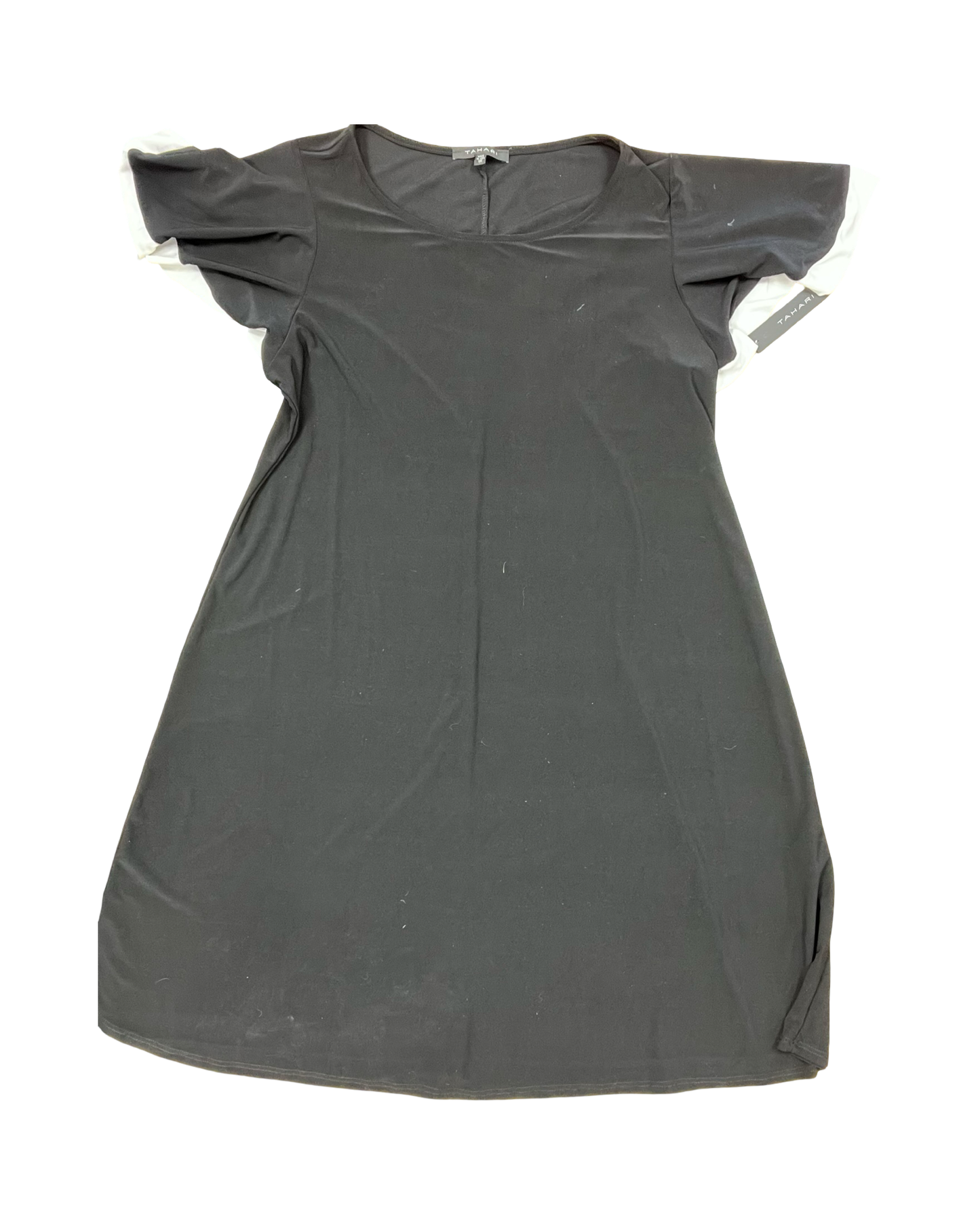 Dress Work By Tahari In Black & White, Size:1X