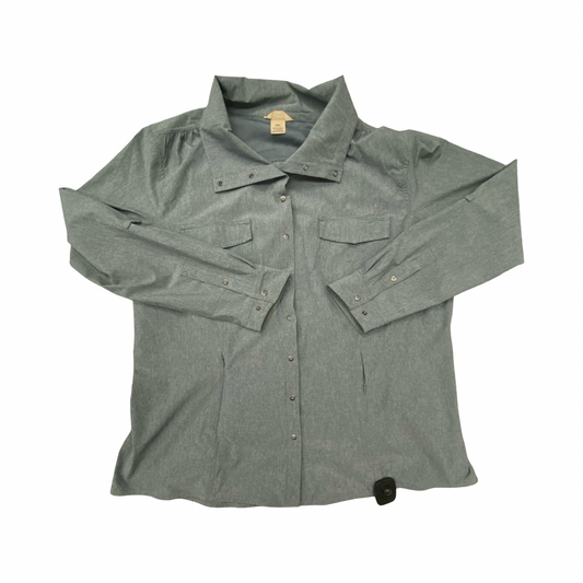 Athletic Jacket By Duluth Trading In Grey, Size:2X