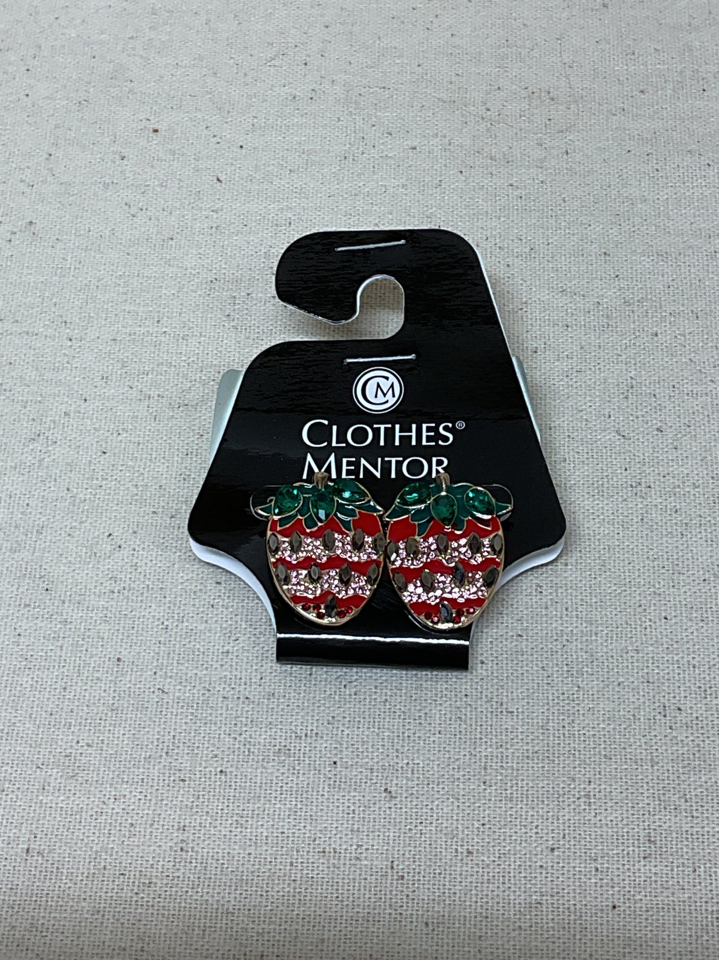 Earrings Statement By Cato In Gold & Red