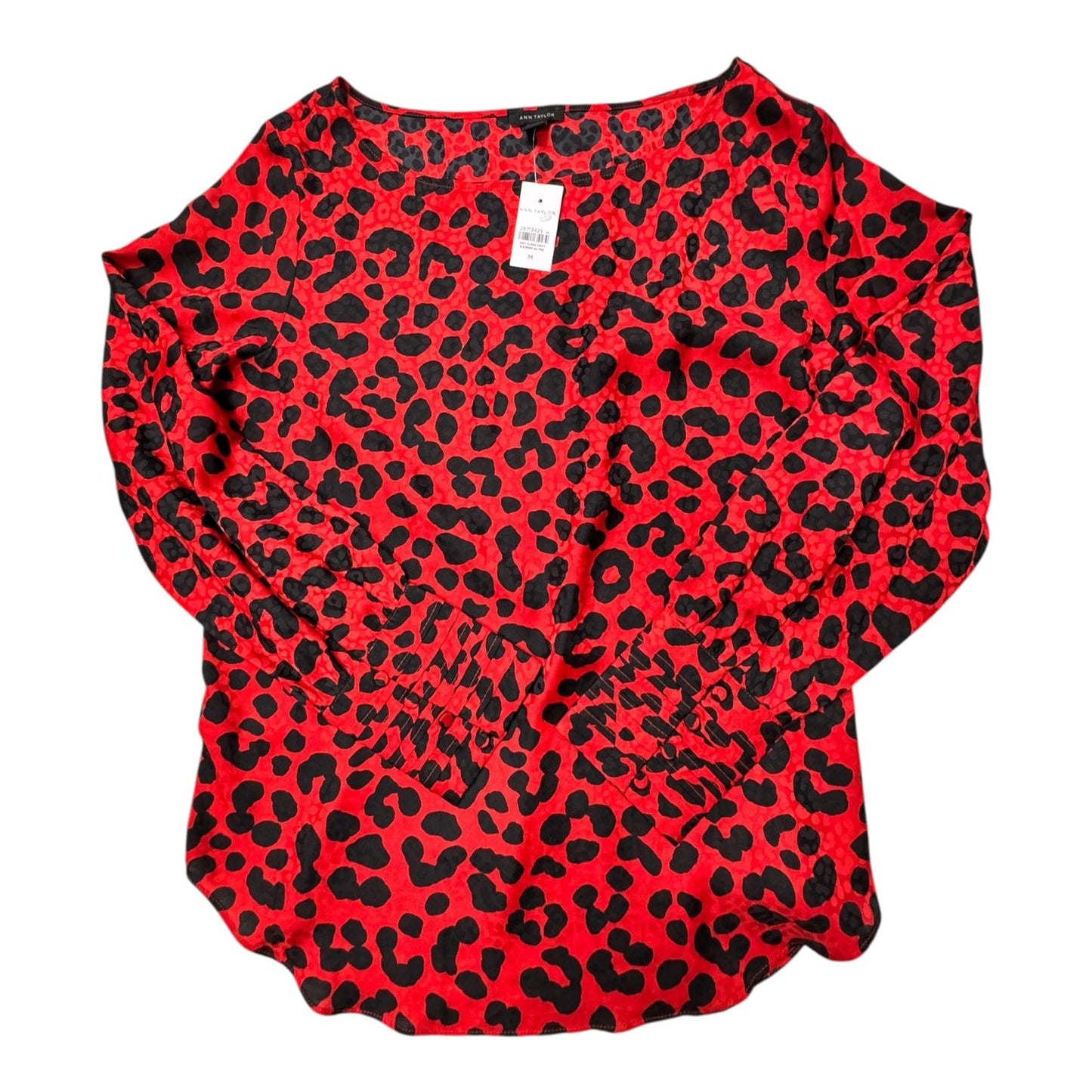 Top Ls By Ann Taylor In Animal Print, Size:M