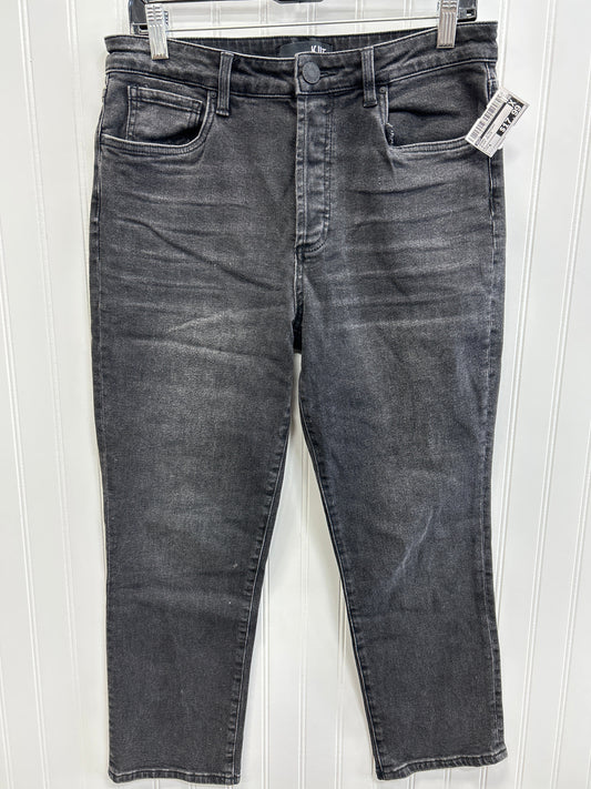 Jeans Straight By Kut In Black Denim, Size:6