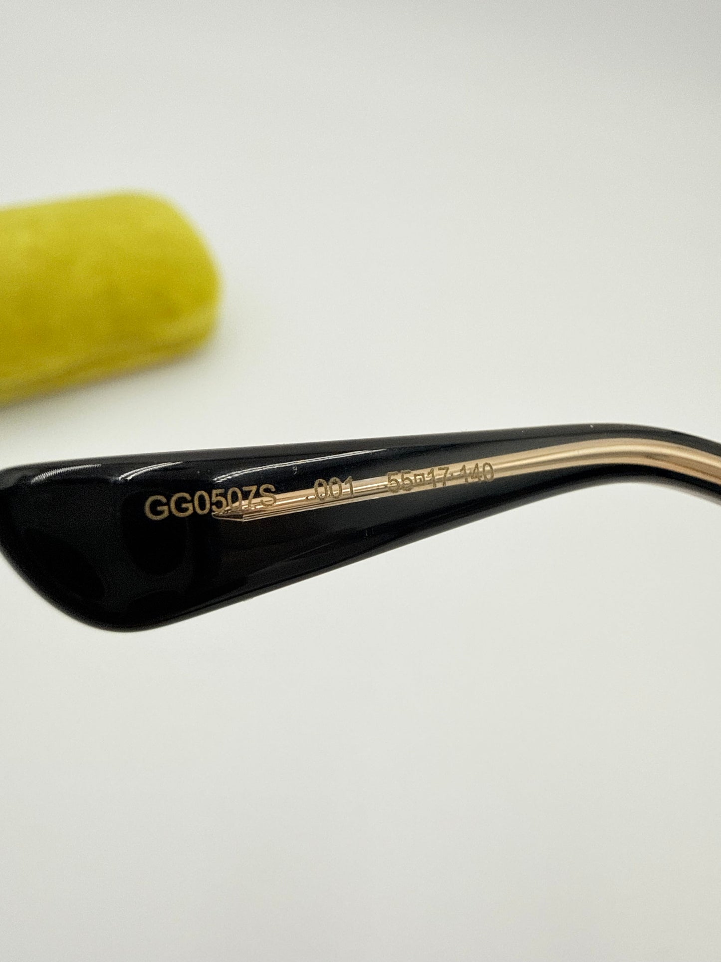 Sunglasses Luxury Designer By Gucci In Black, Size: