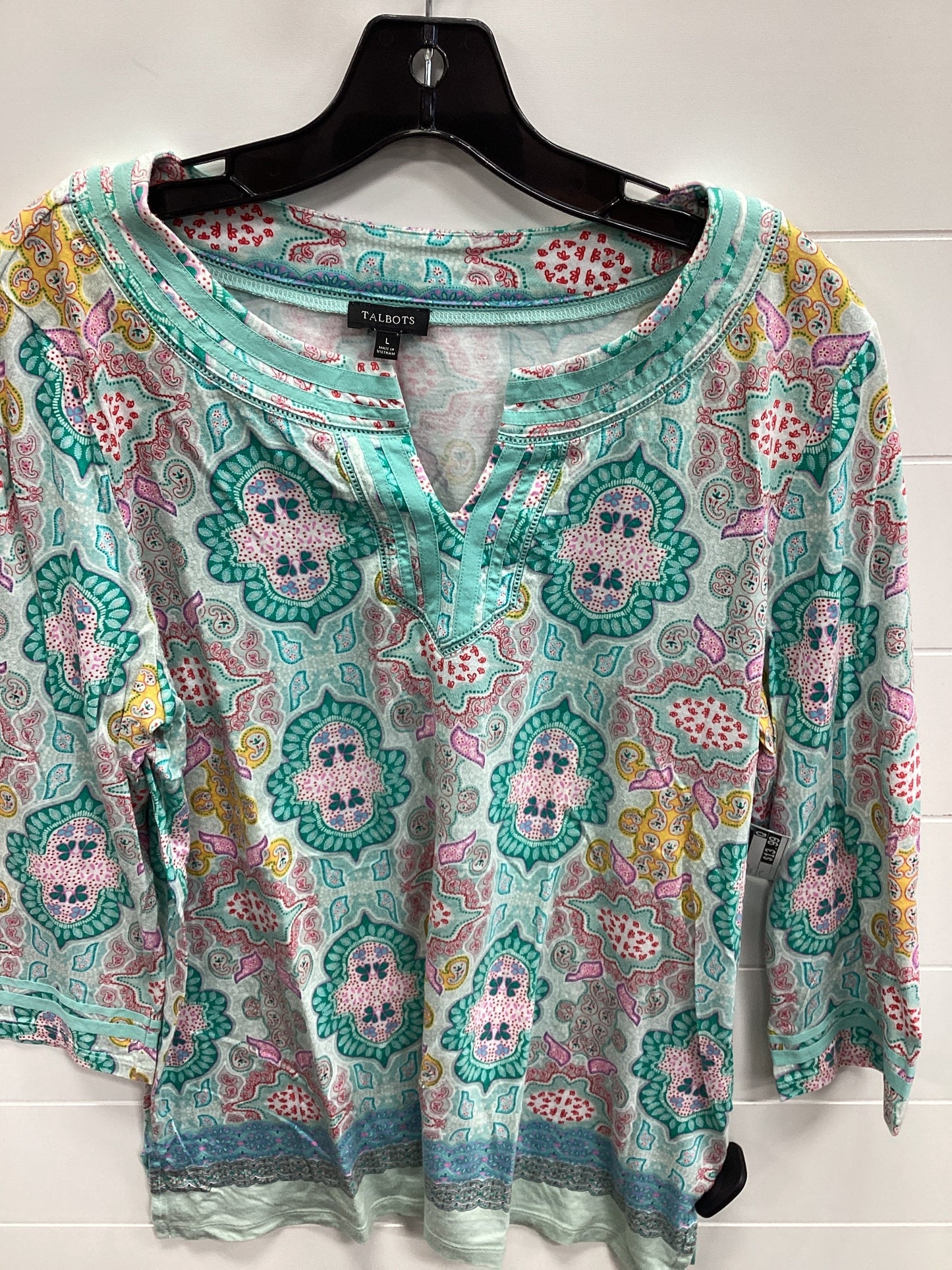 Top Ls By Talbots In Blue, Size:L