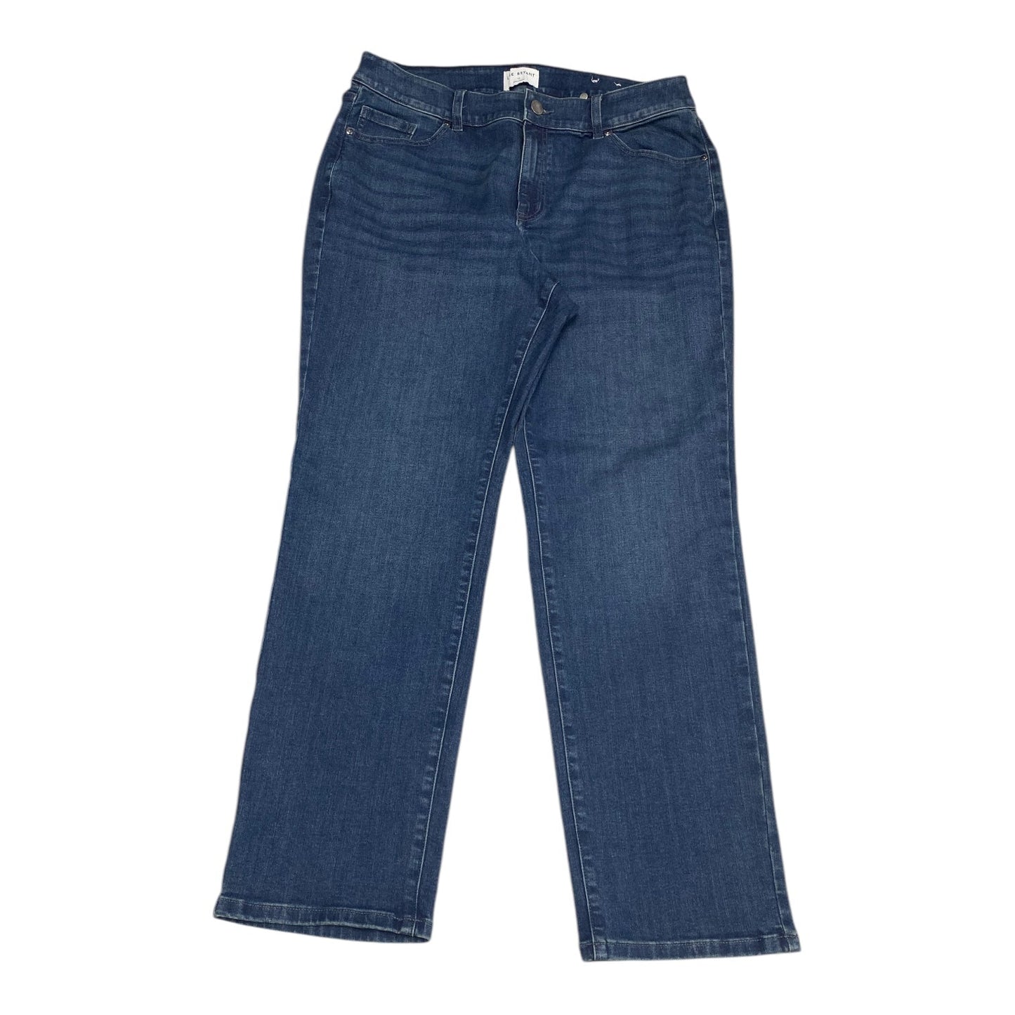 Jeans Straight By Lane Bryant In Blue Denim, Size:18