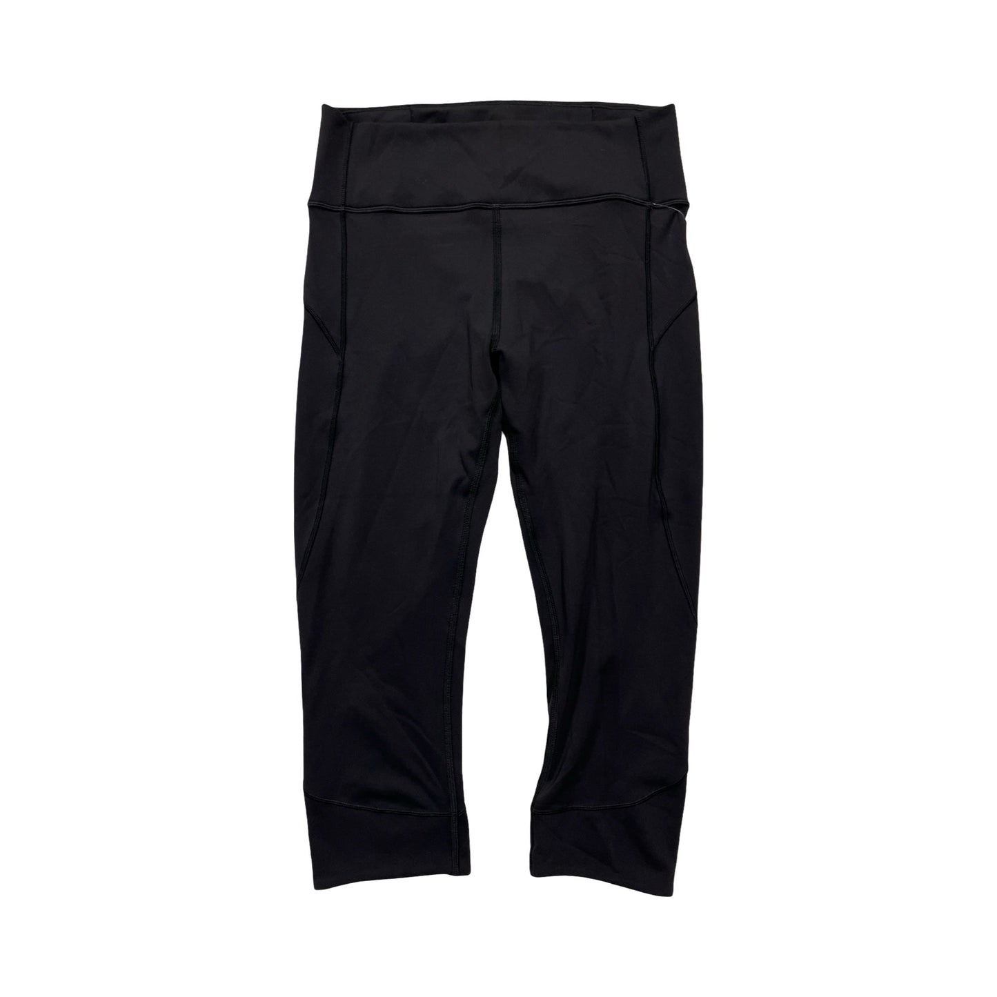 Athletic Leggings Capris By Lululemon In Black, Size:8