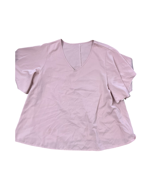 Top Ss By Shein In Peach, Size:2X