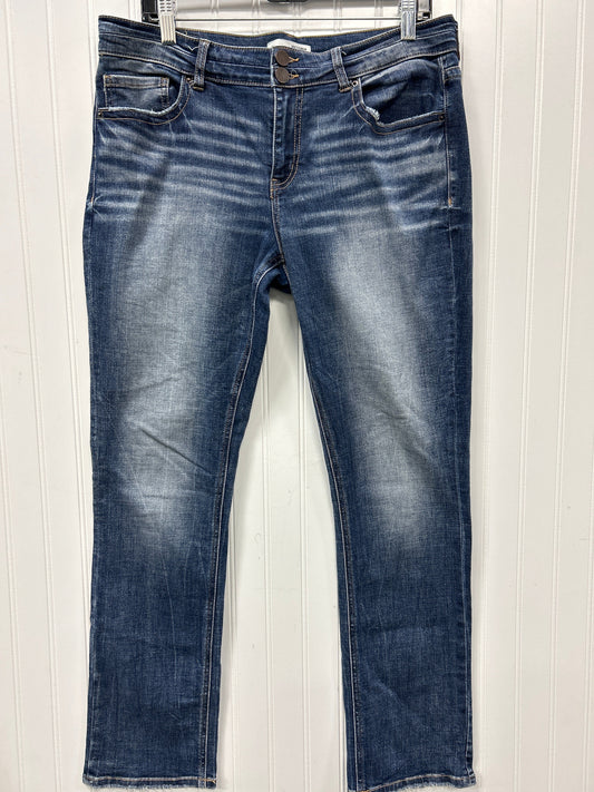 Jeans Straight By Bke In Blue Denim, Size:8
