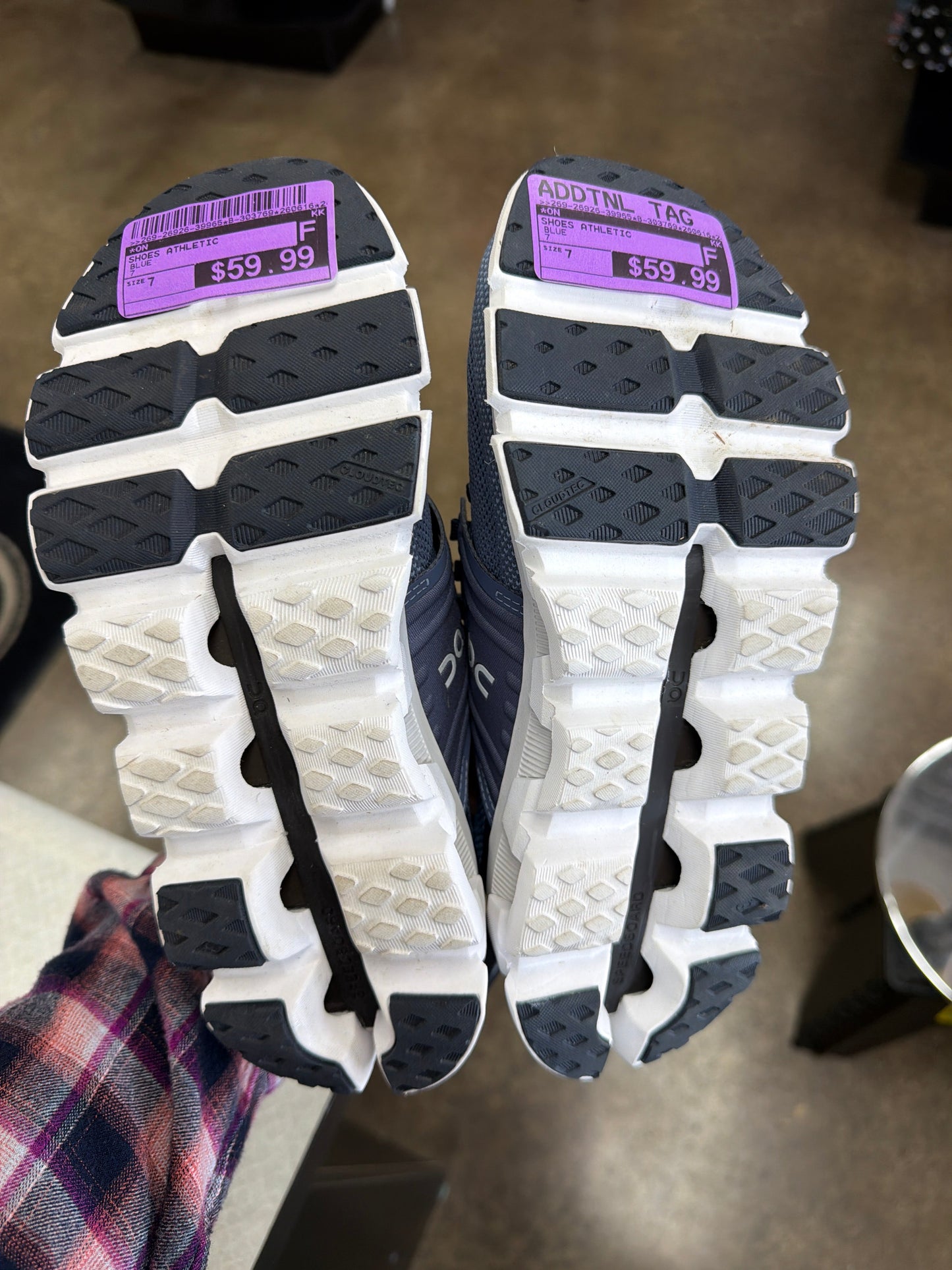 Shoes Athletic By On In Blue, Size:7