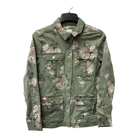 Jacket Denim By Kensie In Green, Size:L