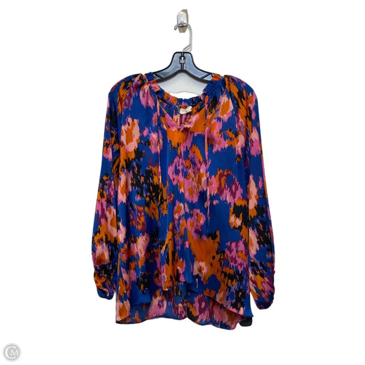 Top Long Sleeve By Ee Some In Multi-colored, Size: L