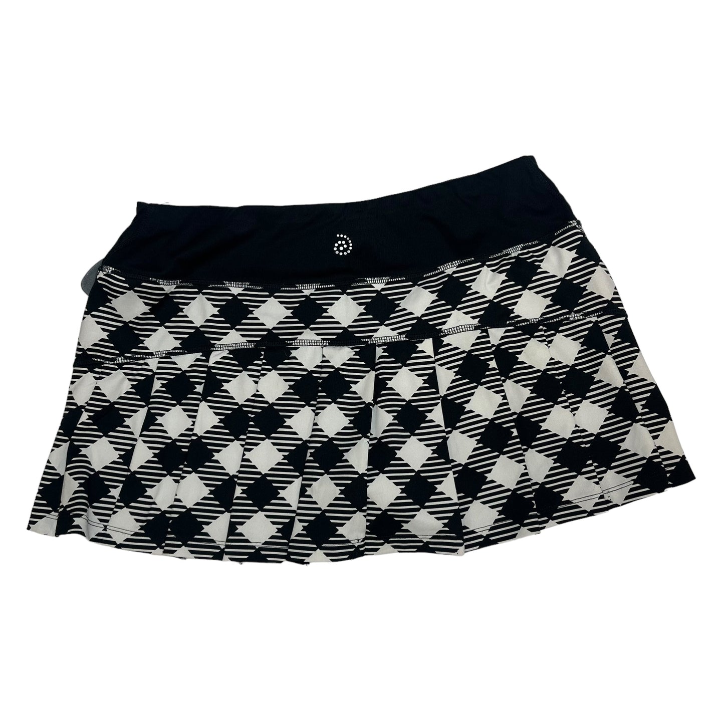 Black & White Athletic Skort Be Inspired, Size L