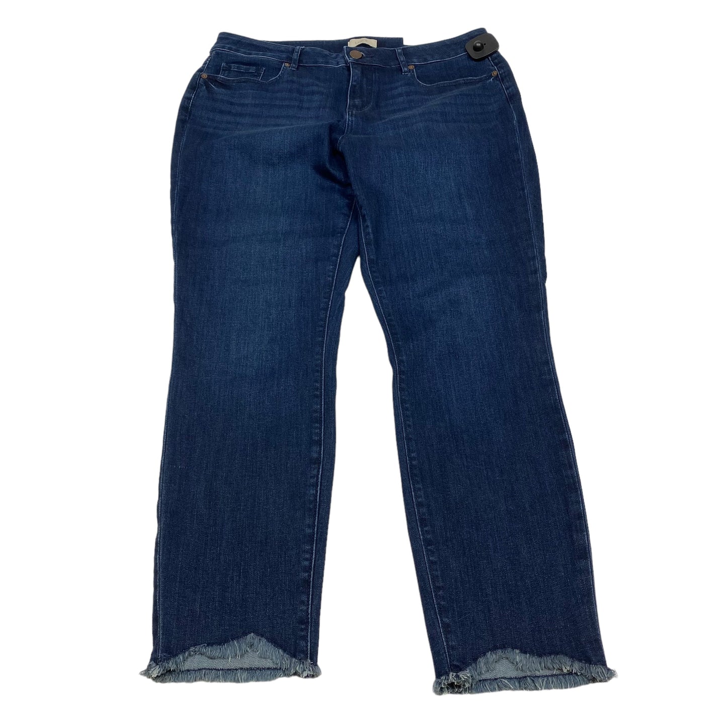 Blue Denim Jeans Skinny Loft, Size 12