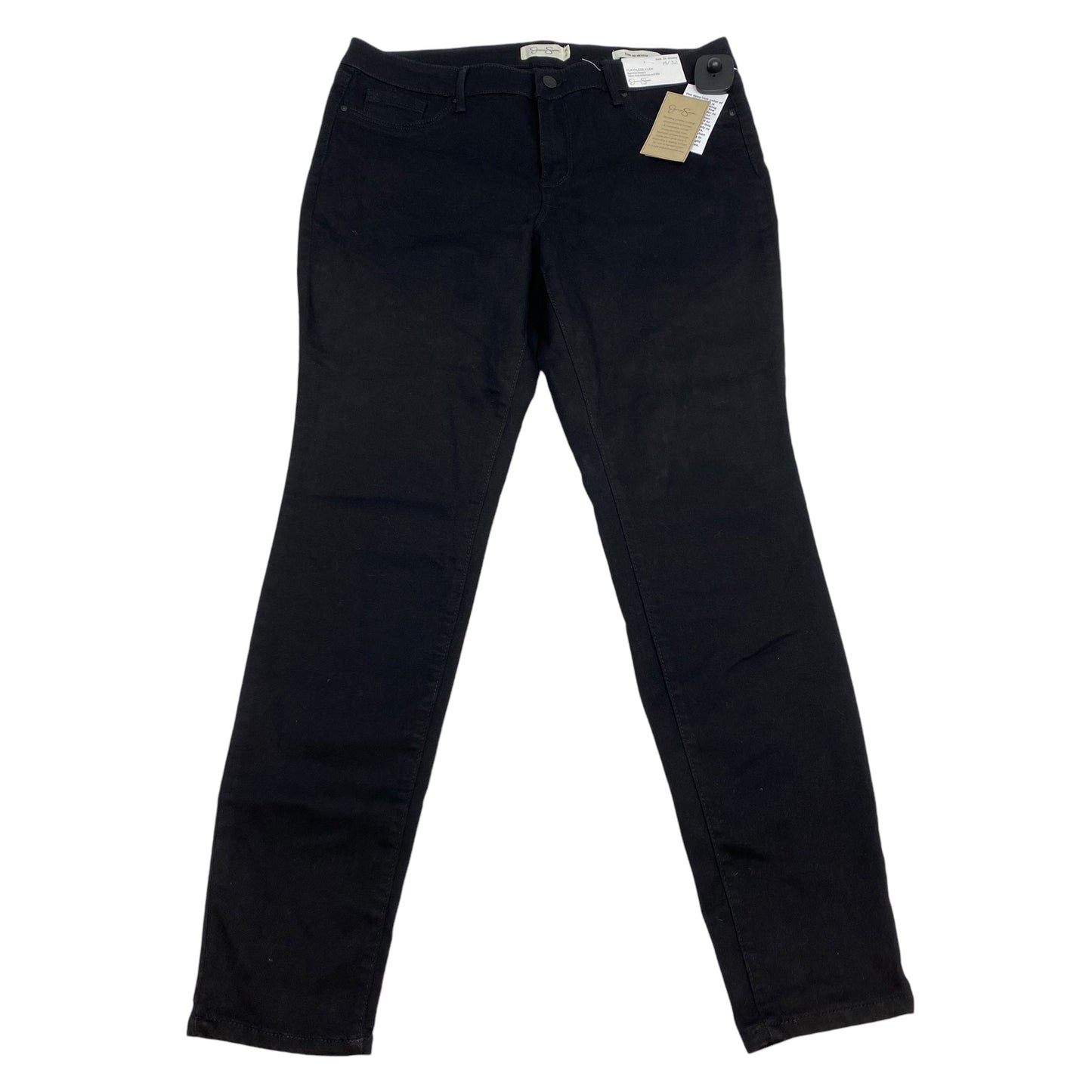 Jeans Skinny By Jessica Simpson In Black Denim, Size: 14