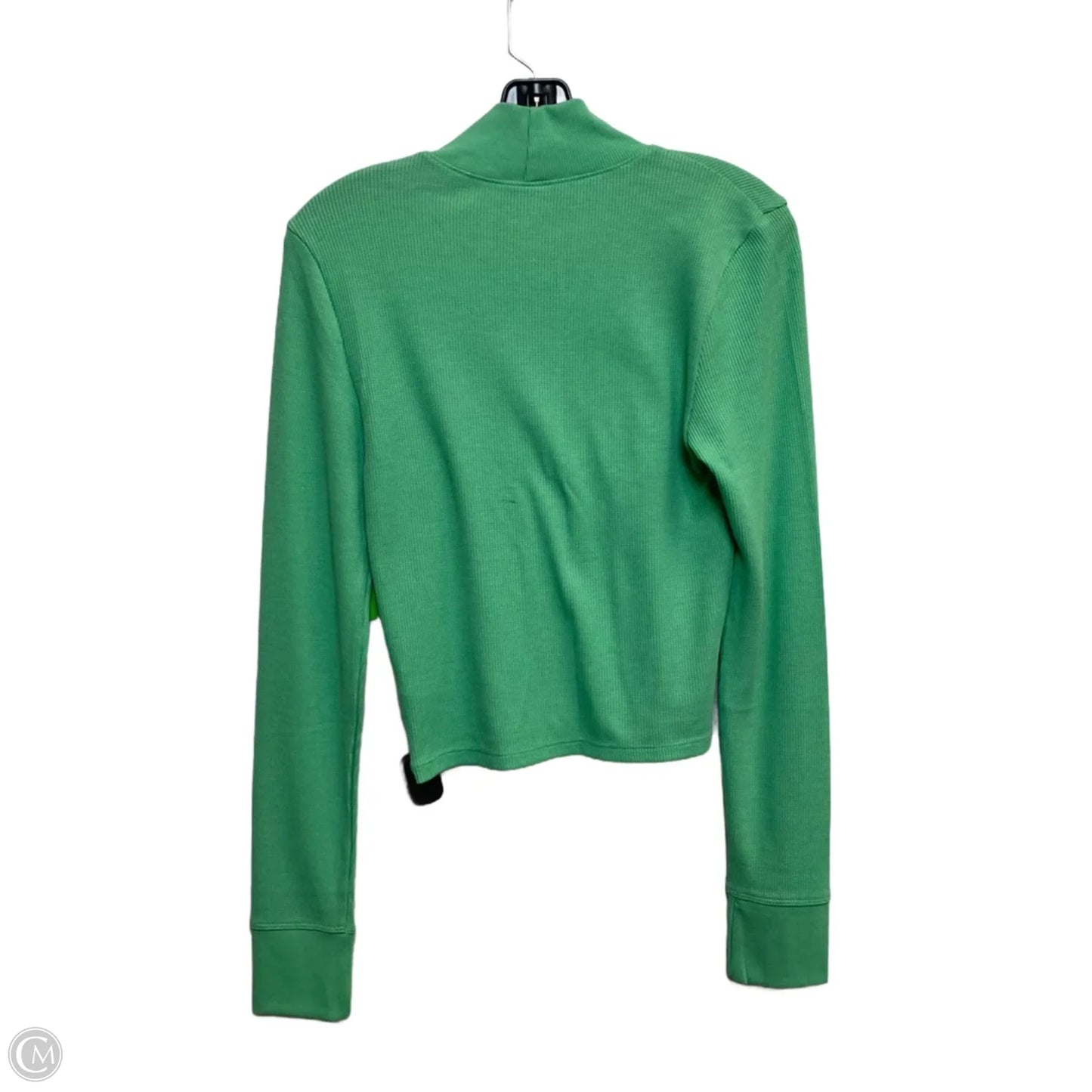 Top Long Sleeve By American Eagle In Green, Size: L